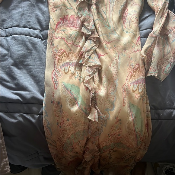 Ralph Lauren Cream and Pink Dress - Picture 3 of 4